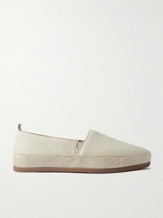 Beige loafers from Mulo