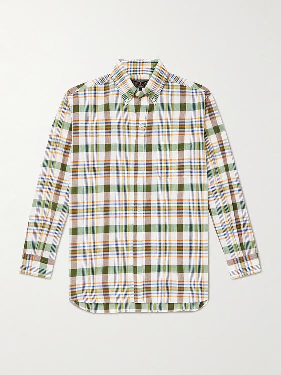 Checkered multicolor casual shirt from Beams Plus