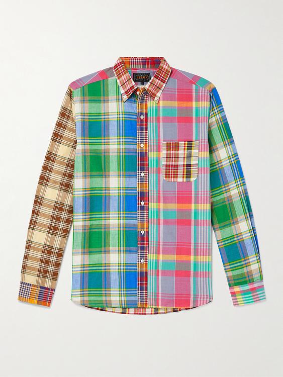 Checkered multicolor casual shirt from Beams Plus