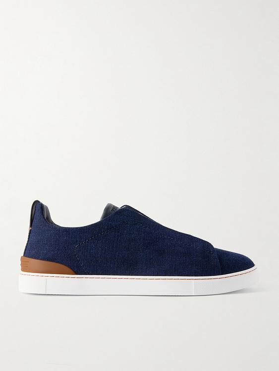 Dark blue sneakers from Zegna