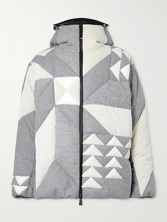 Checkered grey casual jacket from Moncler Grenoble