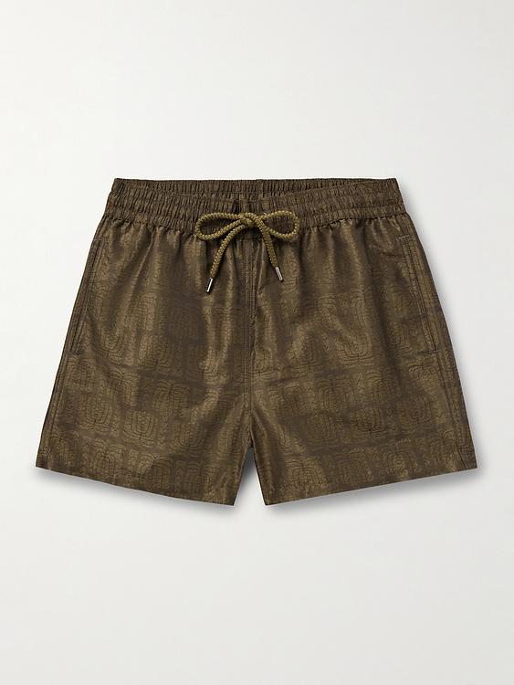 Dark green swim shorts from Frescobol Carioca