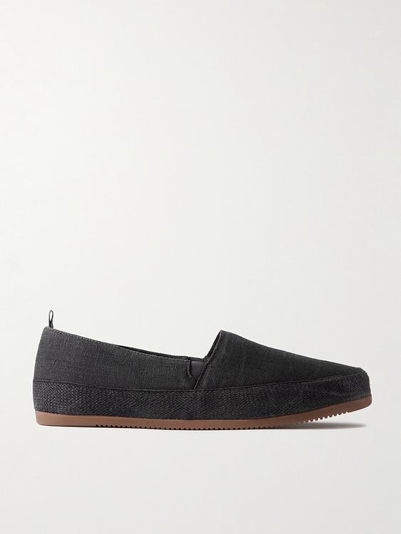 Black espadrilles from Mulo