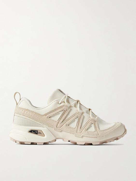 Beige sneakers from Salomon