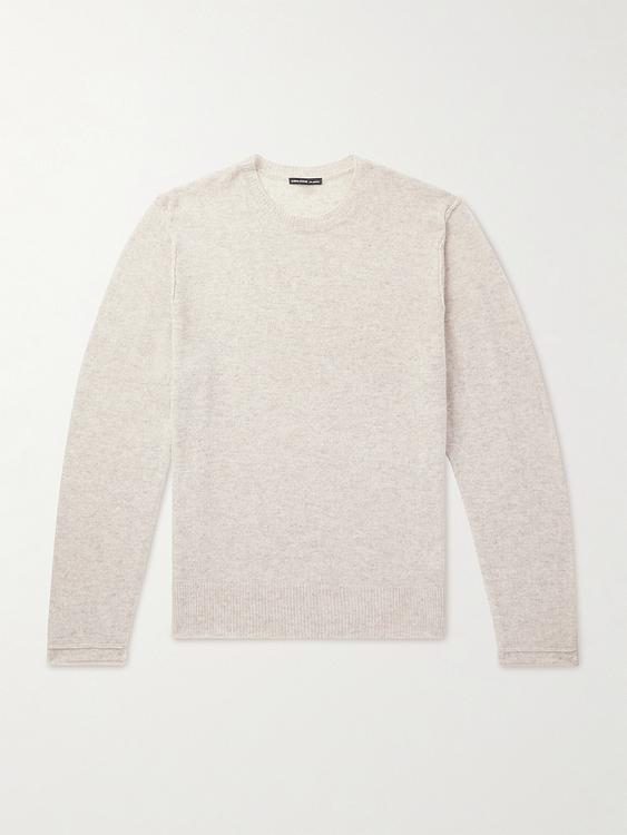 White sweater from James Perse