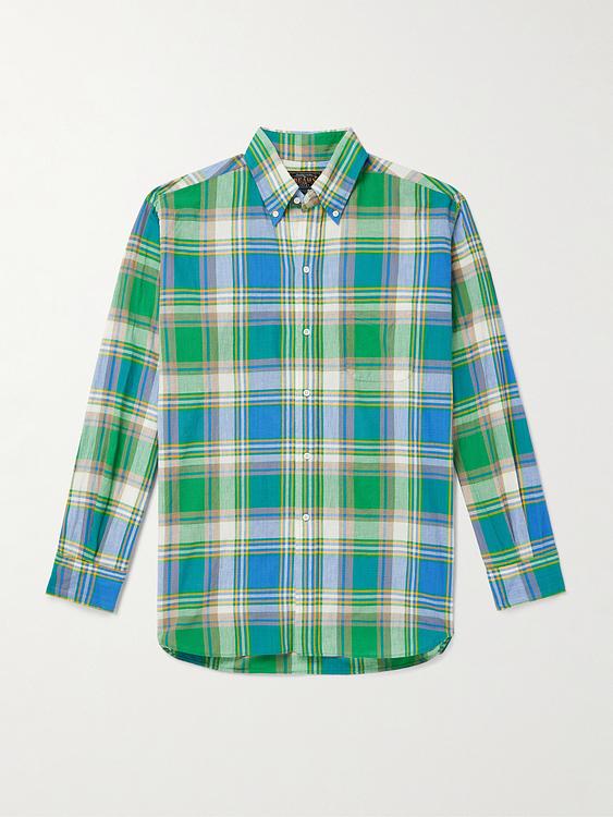 Checkered multicolor casual shirt from Beams Plus