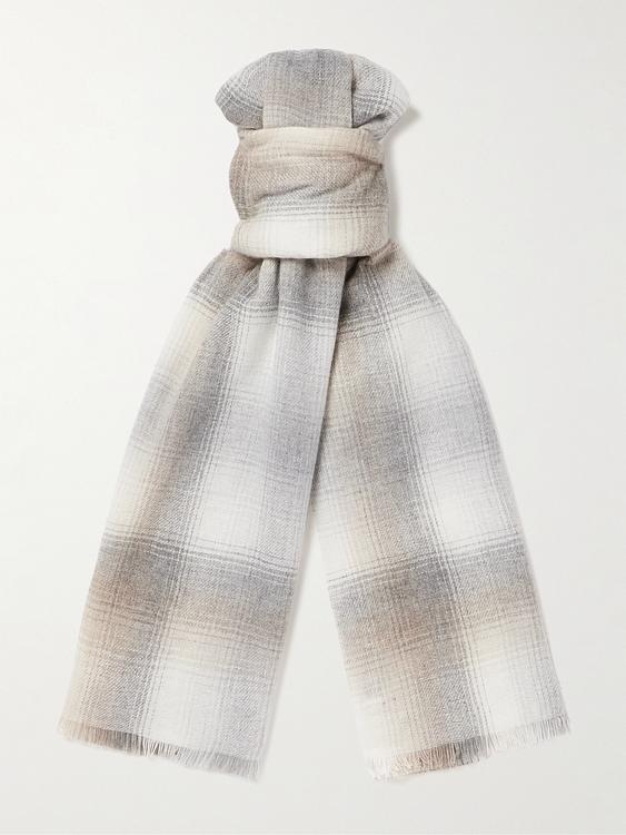 White scarve from Johnstons of Elgin