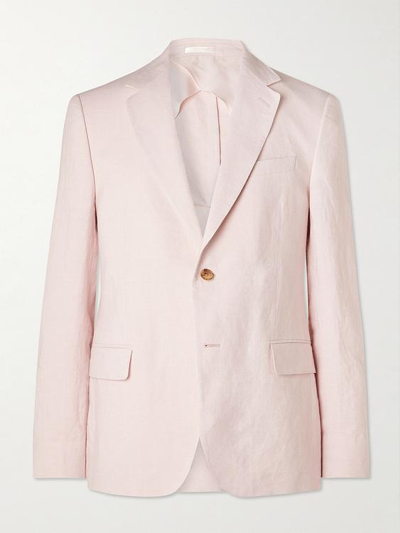 Light pink suit jacket from Mr P.