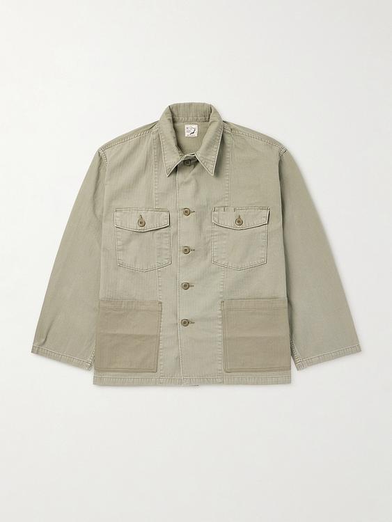 Taupe casual jacket from orSlow