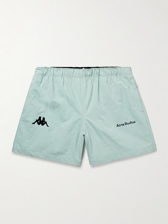 Print grey swim shorts from Acne Studios