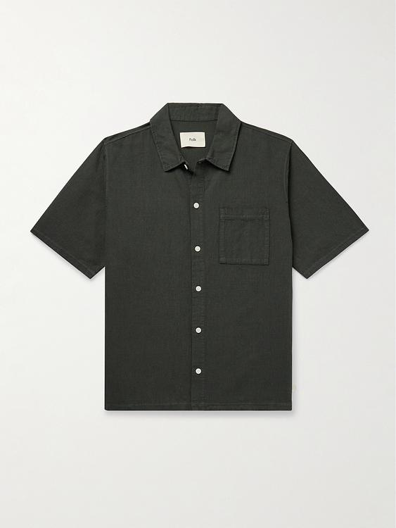 Dark grey short sleeve shirt from Folk
