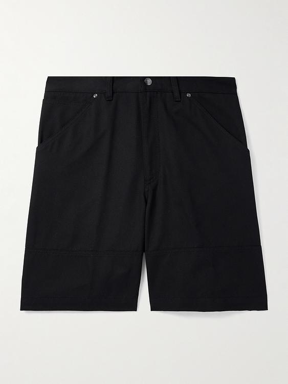 Black chino shorts from Moncler