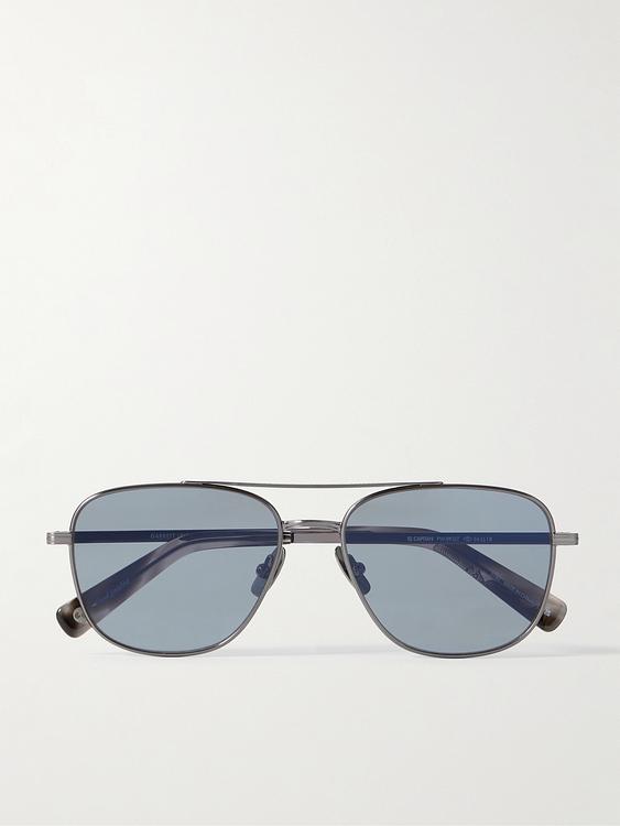 Grey d-frame sunglasses from Garrett Leight California Optical