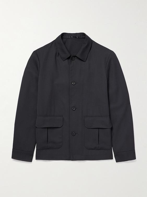 Dark grey overshirt from Mr P.