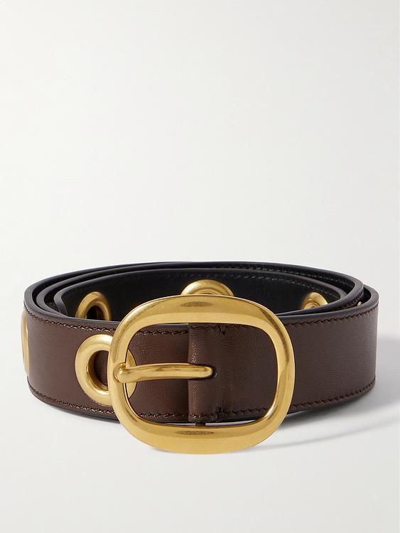 Dark brown belt from Tom Ford