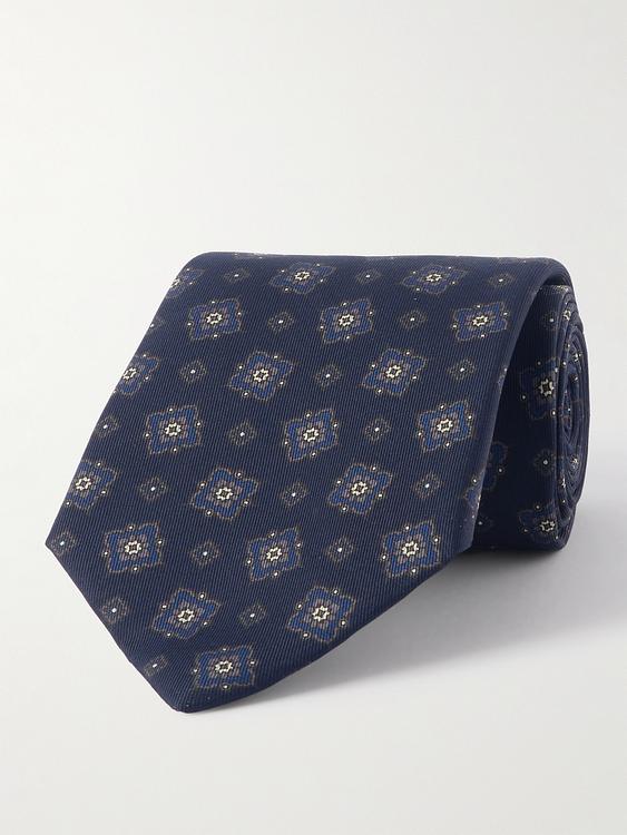 Dark grey tie from Dunhill