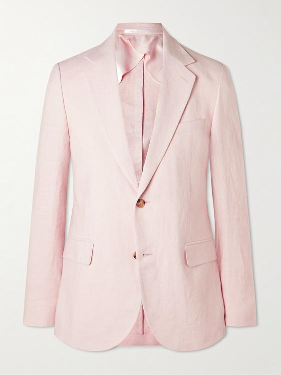 Light pink suit jacket from Mr P.