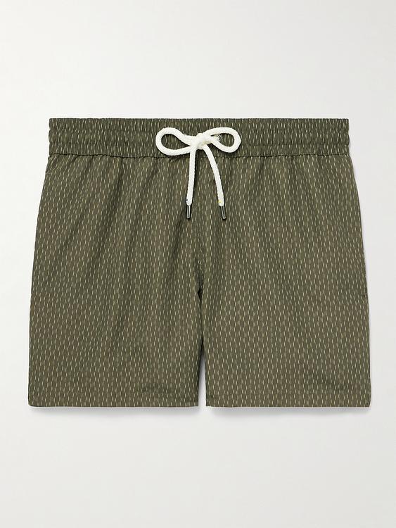 Dark green swim shorts from Frescobol Carioca