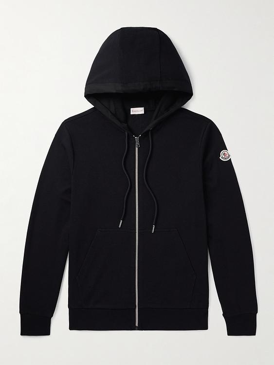 Black hooded sweatshirt from Moncler