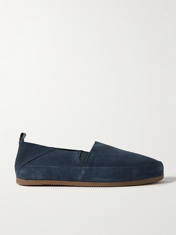 Dark grey loafers from Mulo