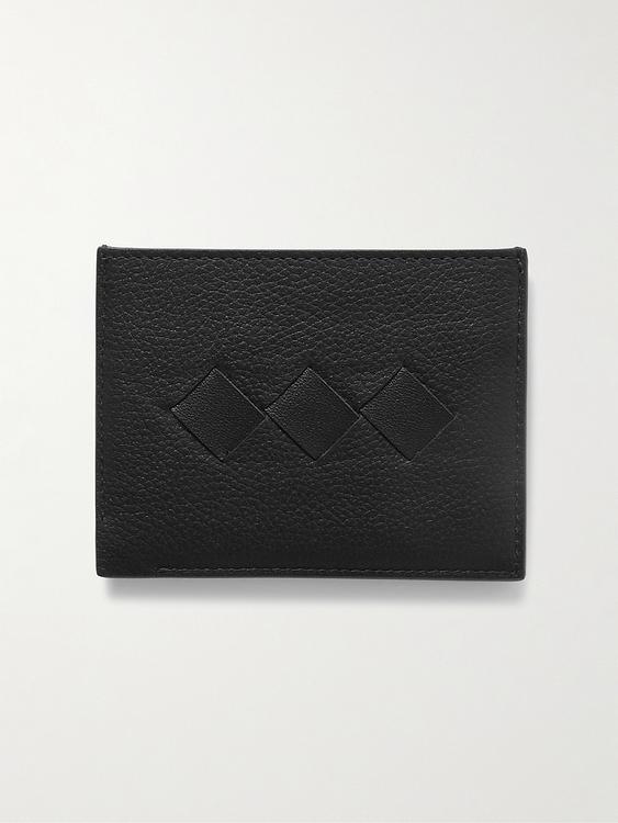 Black pocket square from Bottega Veneta