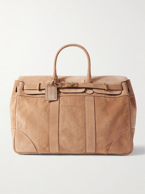 Brown weekend bag from Brunello Cucinelli