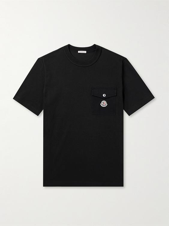 Black t-shirt from Moncler