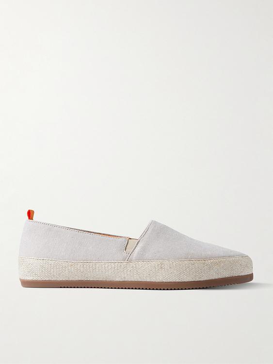 Grey espadrilles from Mulo