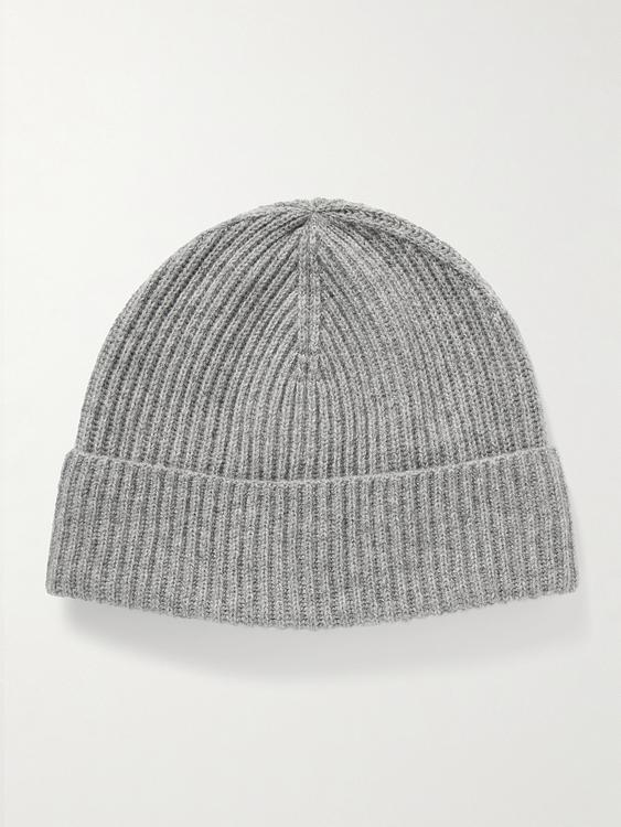 Grey beanie from Mr P.