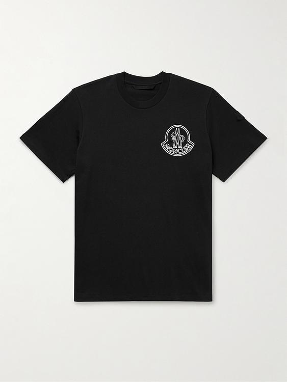 Black t-shirt from Moncler