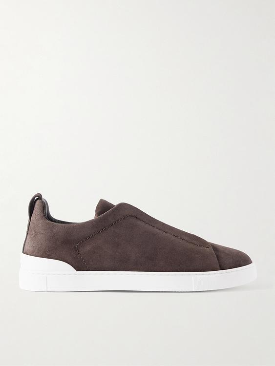 Dark brown sneakers from Zegna