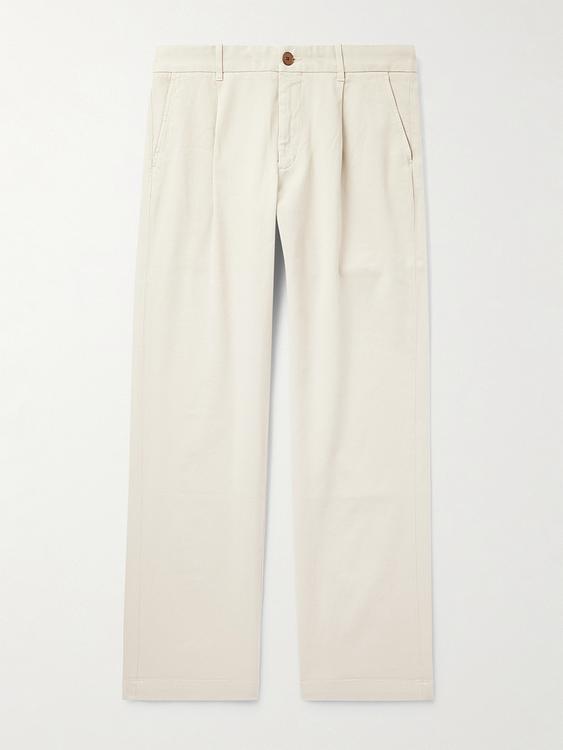 White casual trousers from Mr P.