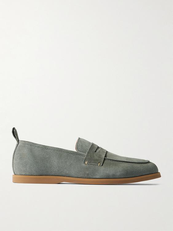 Taupe loafers from Mr P.