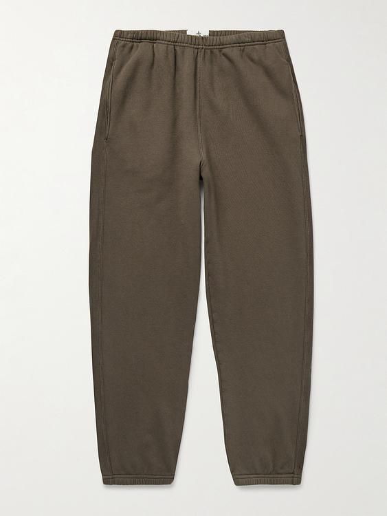 Dark green sweatpants from Stone Island