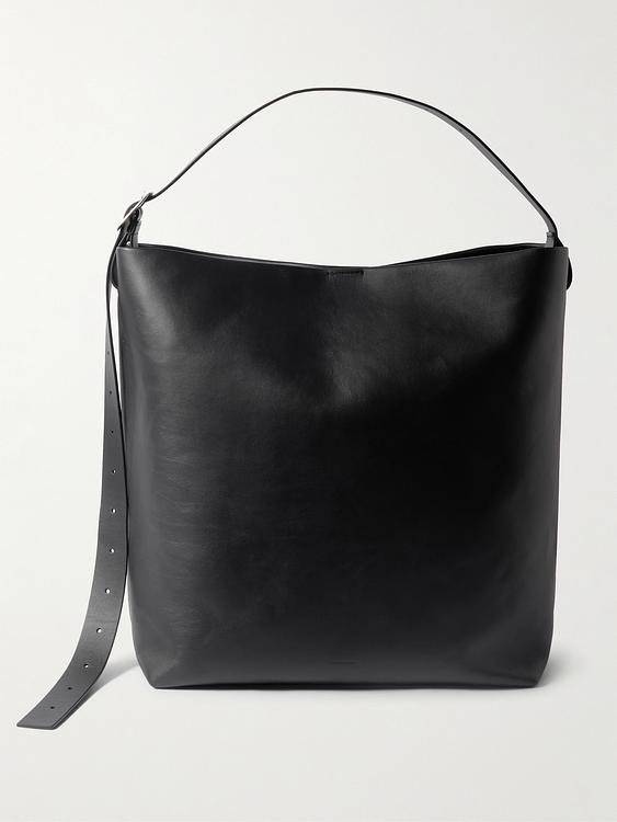 Black tote bag from Jil Sander
