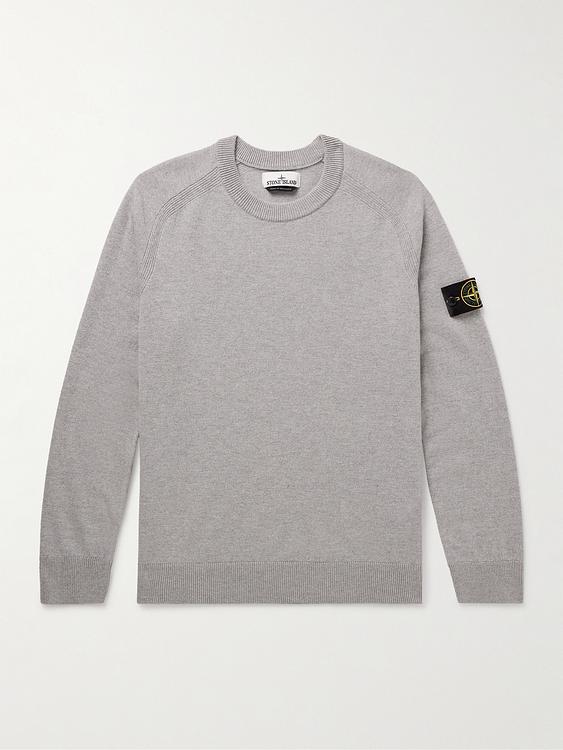Grey sweater from Stone Island