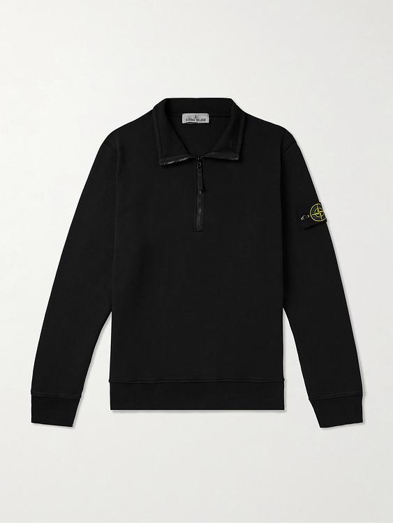 Black half-zip from Stone Island