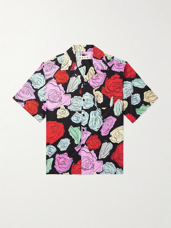 Multicolor short sleeve shirt from Marni