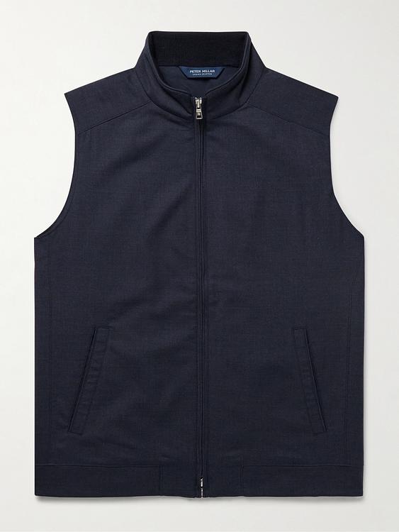 Black vest from Peter Millar