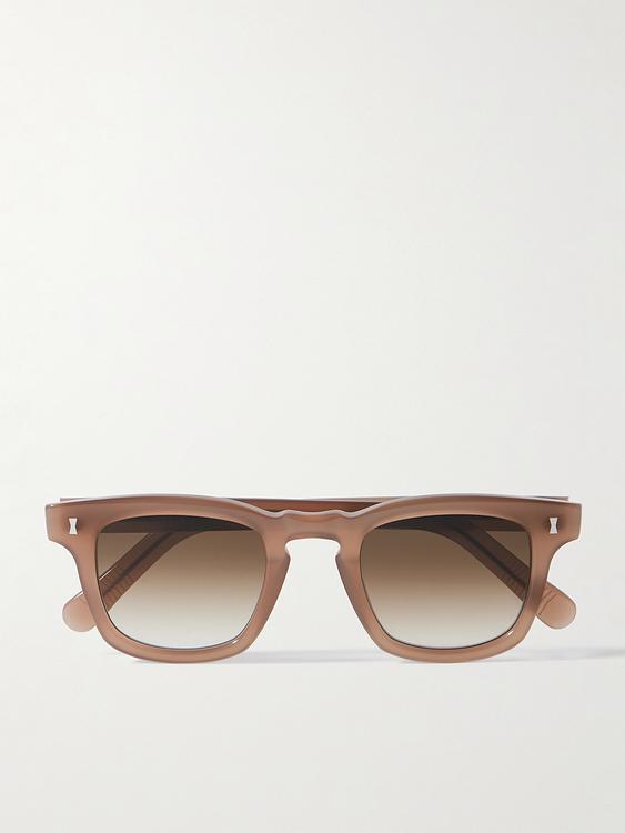 Taupe d-frame sunglasses from Mr P.