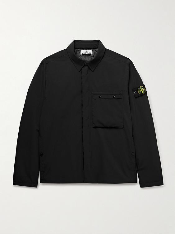 Black casual jacket from Stone Island