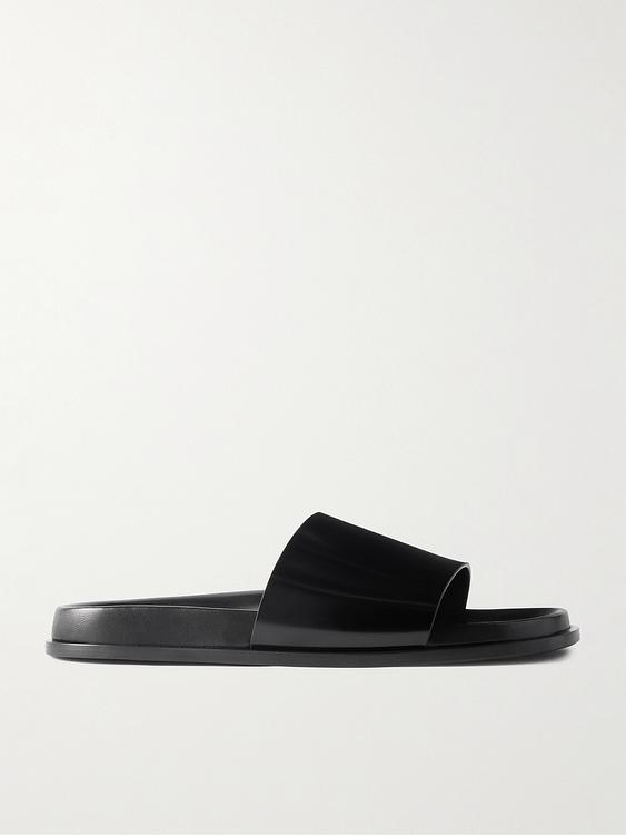 Black sandals from Saint Laurent