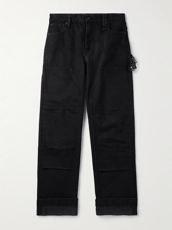 Black cargo trousers from Simone Rocha