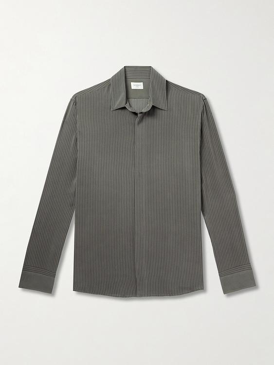 Grey casual shirt from Saint Laurent