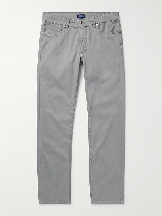 Grey chinos from Peter Millar