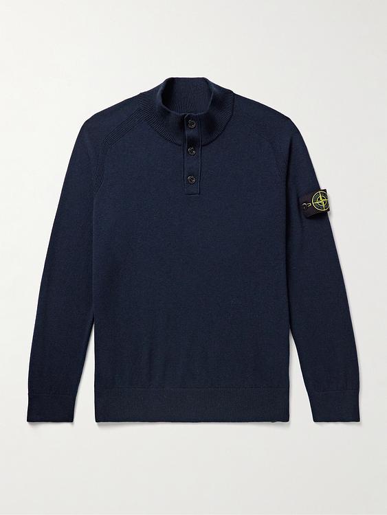 Black sweater from Stone Island