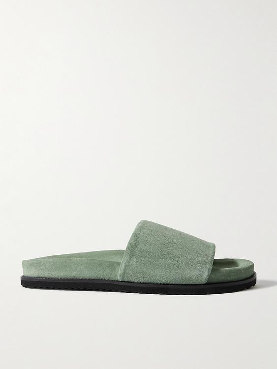 Green sandals from Mr P.