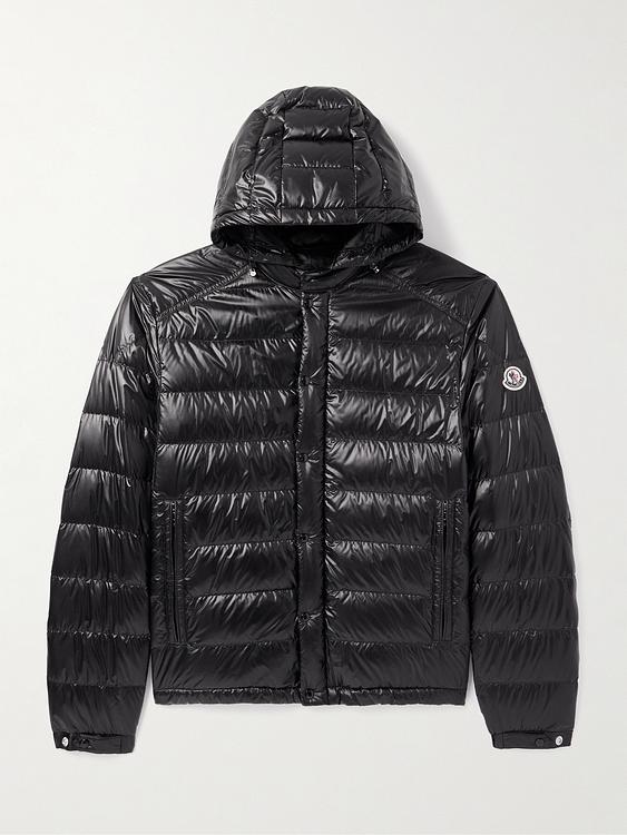 Black down jacket from Moncler