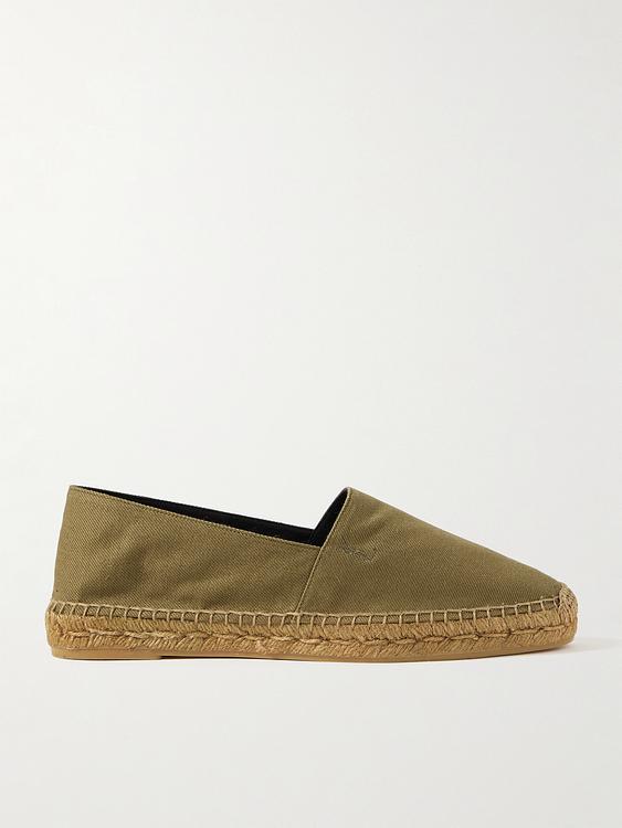 Brown espadrilles from Saint Laurent
