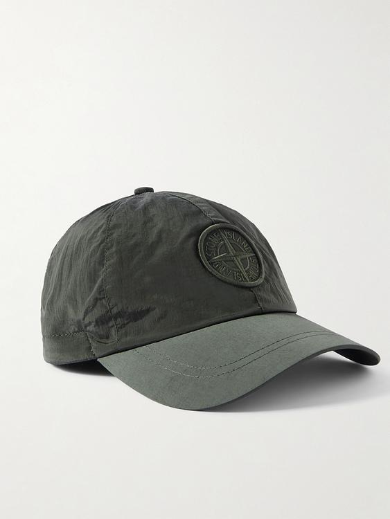 Taupe cap from Stone Island